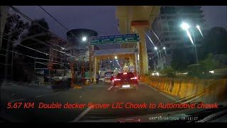 Nagpur | 5.67 KM | Double decker flyover|  LIC Chowk to Automotive Chowk Four-Level | Dash Cam View