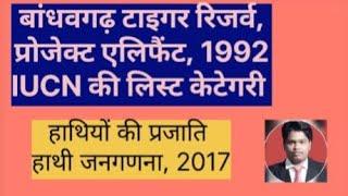 बांधवगढ़ टाइगर रिजर्व, प्रोजेक्ट एलिफैंट, 1992 हाथी जनगणना 2017