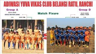 Adiwasi yuwa club Belagi ratu Ranchi fixture