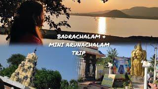 one day trip........ bhadrachalam & mini arunachalam & parnashala😌