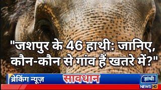 2 January 2025"जशपुर में हाथियों का कब्जा: 46 हाथी कर रहे हैं इलाके में विचरण"ElephantNews-md