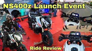NS400z Launch Event Patna | Ride Review | cheapest 400cc bike