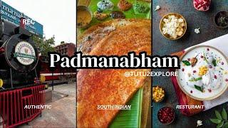 Padmanabham Rajendra Nagar | Train Themed South Indian Restaurant | Food Point | Delhi