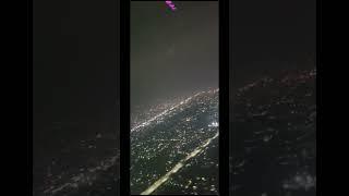 #hyderabad plane ✈️ landing 🛬 night seen #aeroplane #india n