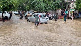 Ajmer me hui jordar barish