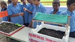 सेंद्रिय शेती विज्ञान प्रदर्शन  जि प प्रा शा देवळा