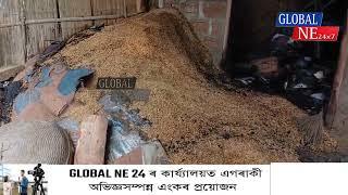 দৰং ওদালগুৰি সীমান্তৱৰ্তী  সাৰেং বড়িপাৰাত অগ্নিকাণ্ড