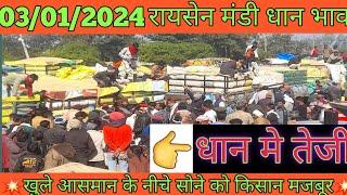 रायसेन धान || Raisen mandi bhav today || Raisen mandi dhan ka rate || Raisen mandi bhav || Farmer38