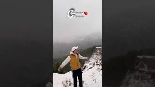 Live snowfall in Chakrata Dehradun ❤️