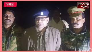 मोहम्मदाबाद पुलिस पर भांवरकोल पुलिस ने 25000 के इनामियां बदमाश को किया मुठभेड़ में घायल