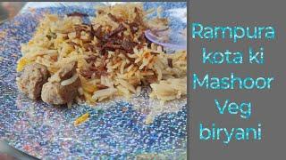 Rampura Kota ki Mashoor Veg biryani #biryani #Kota #vlog #viral # रामपुरा की स्वादिष्ट वेज बिरयानी