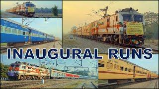 ELECTRIC Inaugural Runs in Assam: NEW BONGAIGAON - GUWAHATI PASSENGER & North Lakhimpur Jan Shatabdi