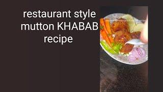 restaurant style mutton KHABAB recipe 😋 Andhra Pradesh dishes guntur RECIPES