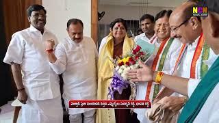 మోర్తాడ్ ప్రజా నిలయానికి వచ్చిన ఎమ్మెల్యేలు సుదర్శన్ రెడ్డి, భూపతి రెడ్డి