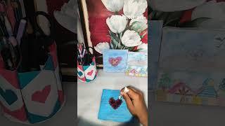 Letter name painting on canvas use for tissue paper Subscribe Yt short trend