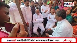 Beed | Sharad Pawar यांनी घेतली Santosh Deshmukh यांच्या कुटुंबियांची भेट