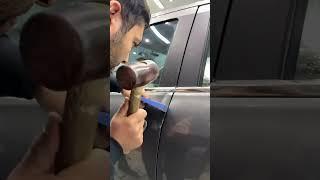 Car dent repair new car touch-up paint sheet metal..😱