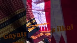 Traditional gaytri border ilkal handloom sarees