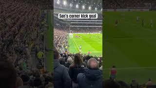 Son’s corner kick goal for Tottenham vs Man United