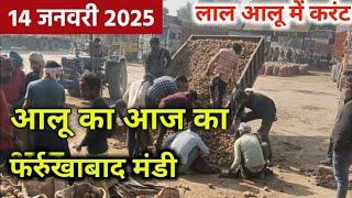 14 जनवरी 2025 आलू का आज का भाव फर्रुखाबाद मंडी,Potato price today Farrukhabad, Aalu ka bhav today,