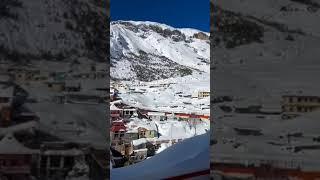 Badrinath mein snowfall ka Sundar Nagar Jay Ho Badri Vishal 🙏🙏❤️❤️💕💕🌅🪔🪔🙏