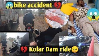 😱 Bhopal Kolar Dam bike accident🥺 viog bike R15V4m monster🔥