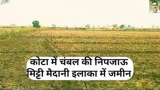 राजस्थान में जमीन बिकाऊ कोटा में काली माटी सस्ती जमीन बिकाऊ