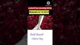 Davanagere flowers market today rate update/24/12/2024