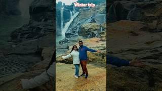 First winter trip jharkhand ranchi tour Dasam waterfall 😍🥰👌⛰️🏔️🧊 gouripatra5136