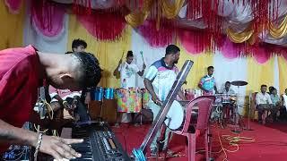 Keyboardist vijay Ghatal Navratri Utsav garba वरद विनायक मित्र मंडल वाडा परळी नाका