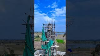 New Hanuman Statue under construction at Miryalaguda Bypass Entrance