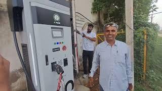 Eco plug charging station // अलवर रिसोर्ट होटल चार्जिंग स्टेशन पर टीम ने विजीट किया