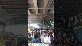 Crowd at Borivali Station 🚉