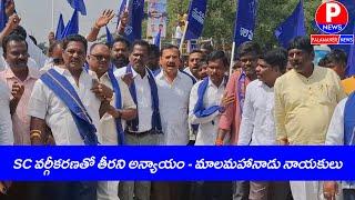 SC వర్గీకరణతో తీరని అన్యాయం - మాలమహానాడు నాయకులు | PALAMANER NEWS