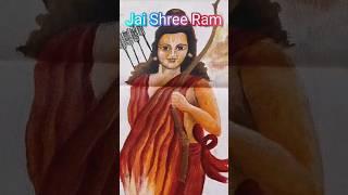 Canvas painting 🖌️#art#drawing#Ram painting#Jai Shree Ram