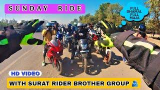 SUVALI BEACH | SUNDAY RIDE | SURAT RIDER BROTHERS GROUP 🫂