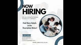 Hiring Now in Ludhiana: Store Keeper, Customer Service, Telesales & Digital Marketing Jobs