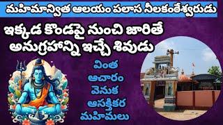 Famous shivalaya in Palasa|#Shiva lingam| Unknown truth|కొండపై నుంచి జారితే కోర్కెలు తీర్చే శివుడు