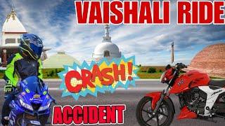 Vaishali ride☺️ pa Accident ho gya 🤬🤯😰....