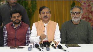 Live Press Conference by Vineet Joshi -- Nayagaon Ghar Bachao Manch ( नयागांव घर बचाओ मंच )