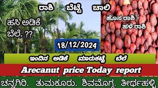 today arecanut price in Shimoga | areca nut market in karnataka | arecanut price today