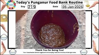 219 Punganur Food Bank Drive Routine 5 January 2025