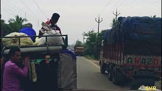 সংকীর্ণ রাস্তায় ট্রেকার ভার্সাস হাওড়া বাসের রেষারেষি 🤯🔥🔥