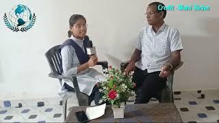 #Jnvkanker#interview#माही सिन्हा की  पुरुषोत्तम सर से बातचीत