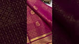 🇮🇳ಮೈಸೂರು Pure Crepe New Elegant Rich Brocade ಸಿಲ್ಕ್ ಸೀರೆಗಳು 2024/130gms/16999/silk mark