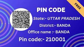 Uttar pradesh Banda Ka pin code 210001 / Banda ka post office