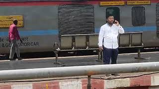 Classic Central Railways Departure Announcement of Madurai LTT Express Train At Kalaburagi(Gulbarga)