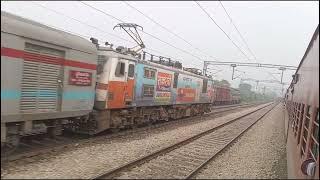 suvidha express crossing by Jaynagar intercity express | at phulwari Sharif patna