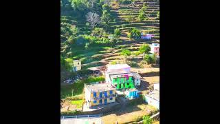 Drone camera village Peera Dhanpur rudraprayag