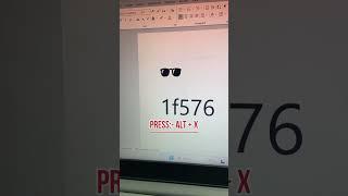MS word symbol shortcut key 🔑